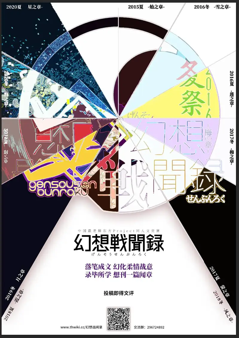 东方同人小说活动【幻想战闻录】第十八届 结果楼！