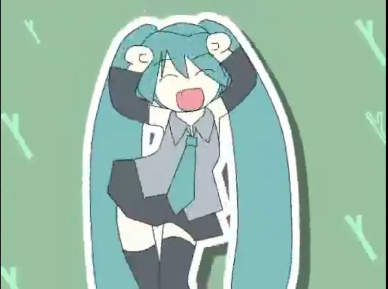 初音未来的扭腰舞
