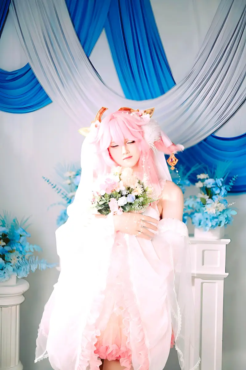 預告：2月7日八重神子花嫁版COS