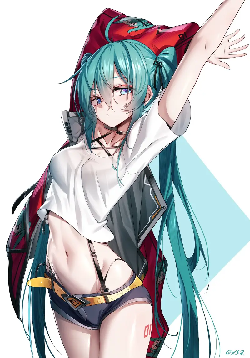美图,hatsunemiku,初音未来,千夜,vocaloid,二次元,壁纸