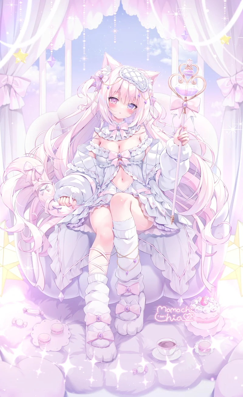 pixiv,二次元,绘画,壁纸,美少女,咪咪攘攘我们的周年庆