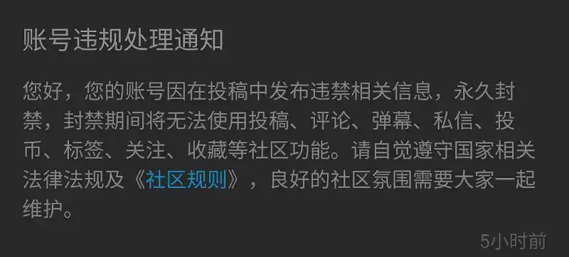 闲聊茶馆,封禁,哔哩哔哩