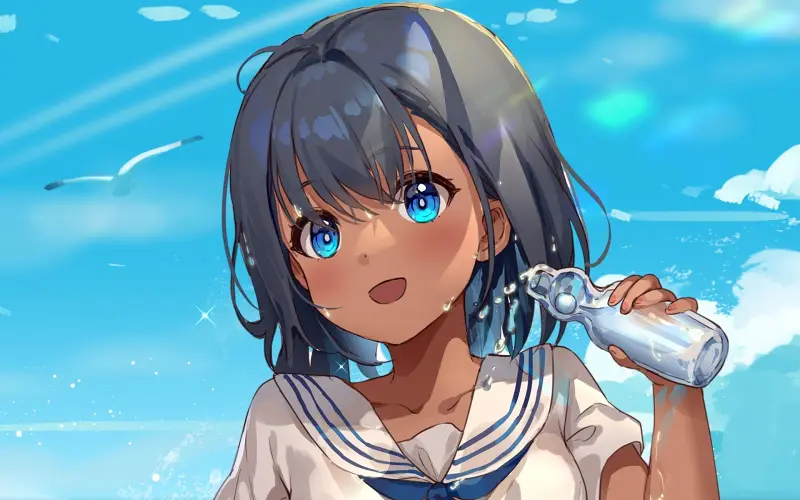 【冰兔】夏日重现ED《听了太多失恋的歌，泪流满面的我已经..》翻唱