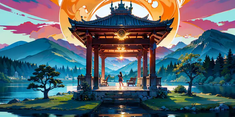 绘画创作,AI绘画,TMND模型,江南水景