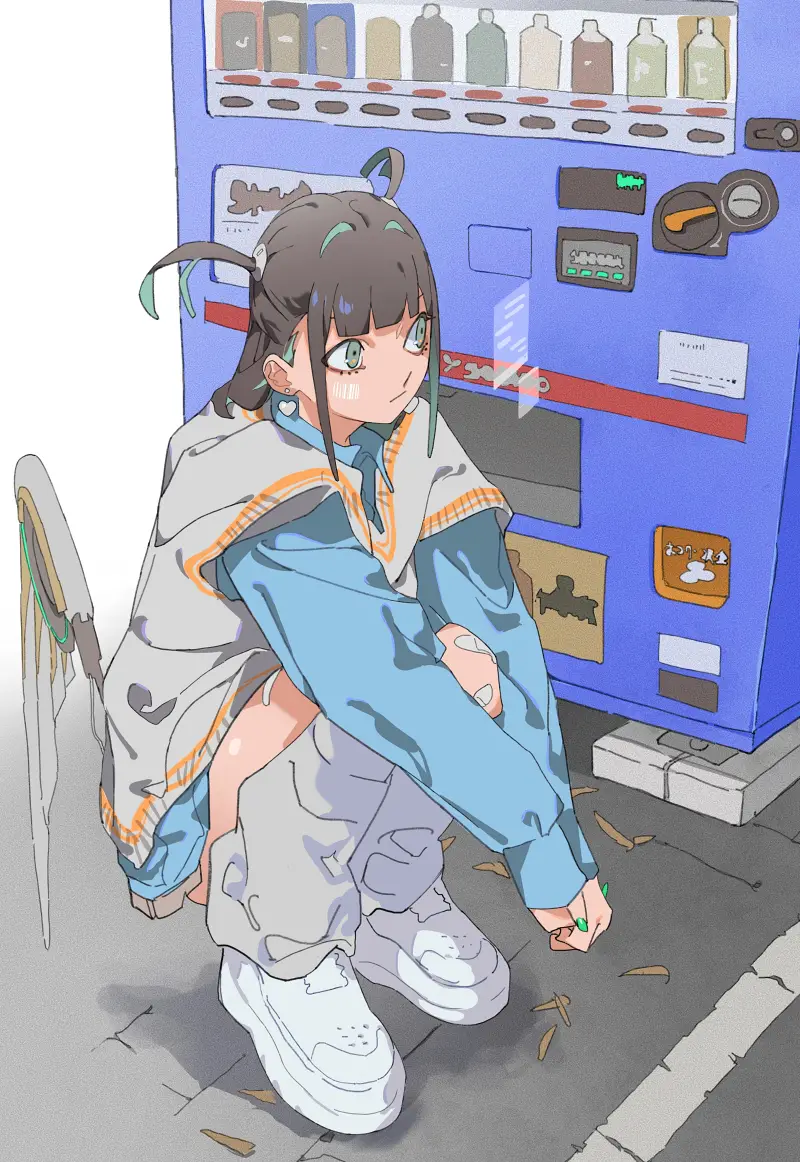 二次元,绘画,pixiv,壁纸,美少女,复古风