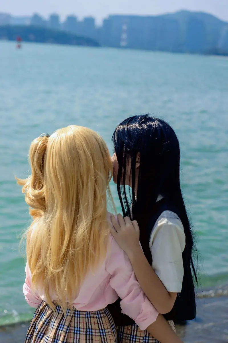 自拍,校服,百合