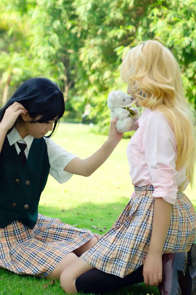 自拍,校服,百合