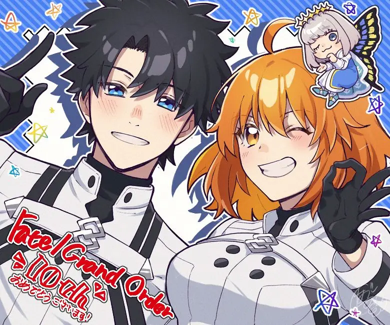 FGO,fgo十周年,FATE,FATE系列,藤丸立香,动漫壁纸,动漫美图,绘画,二次元美图,二次元壁纸