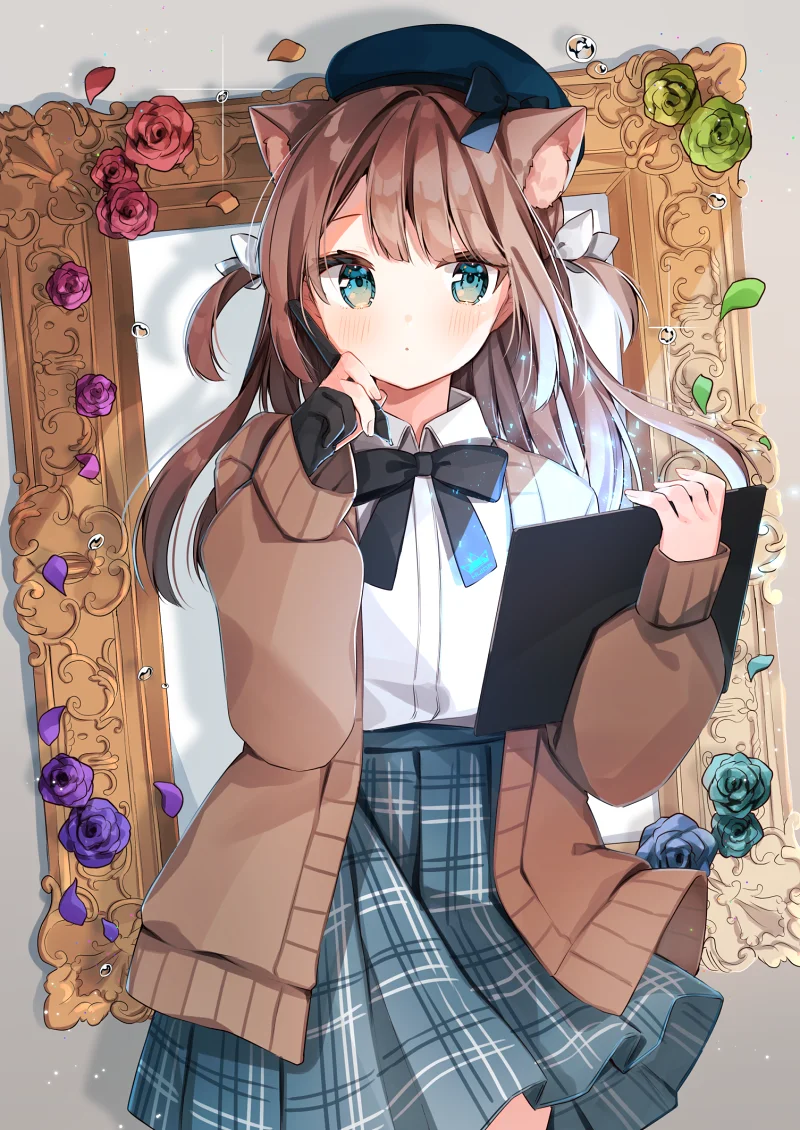 pixiv,二次元,绘画,壁纸,美少女,猫娘