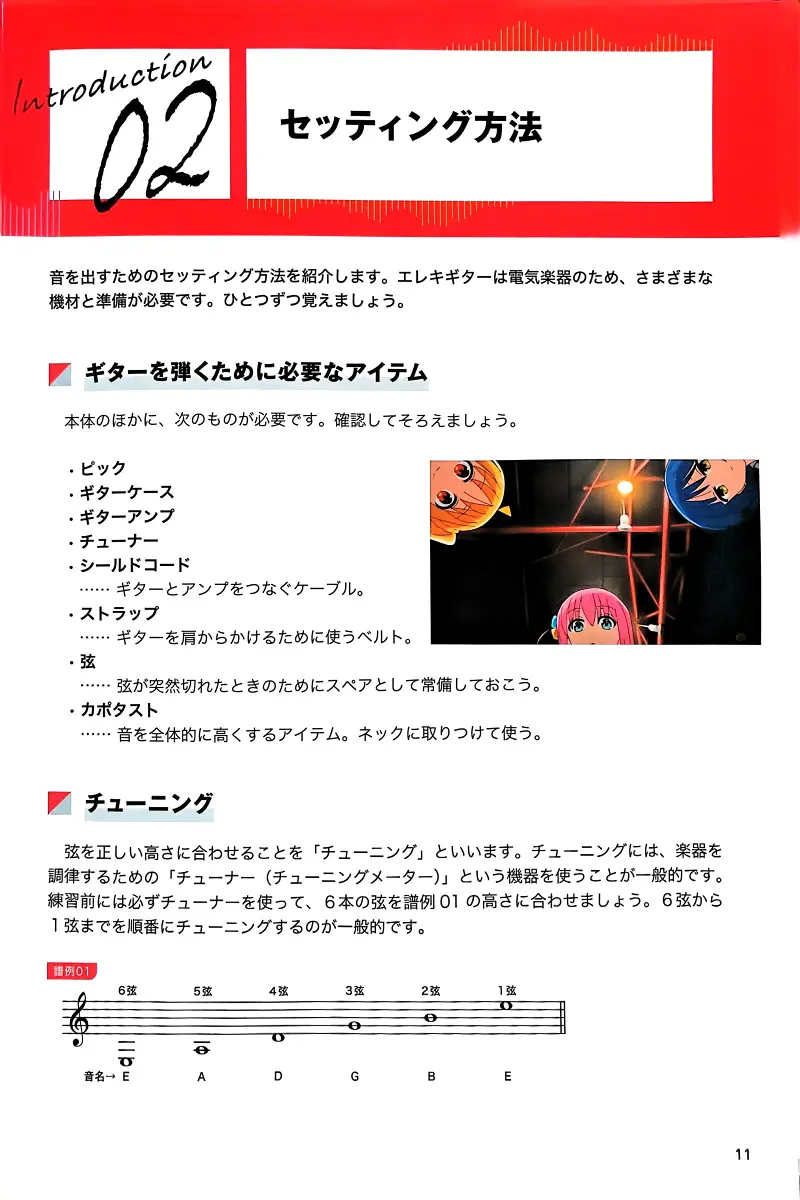 孤独摇滚,电吉他