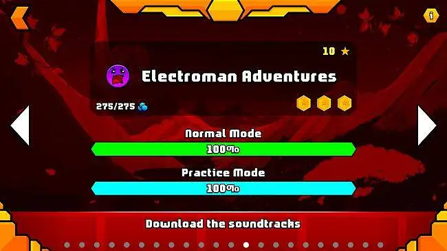「几何冲刺」官方第十三关 | Electroman Adventures
