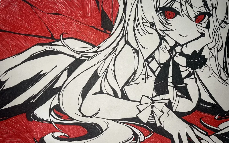 绘画,插画,视觉小说