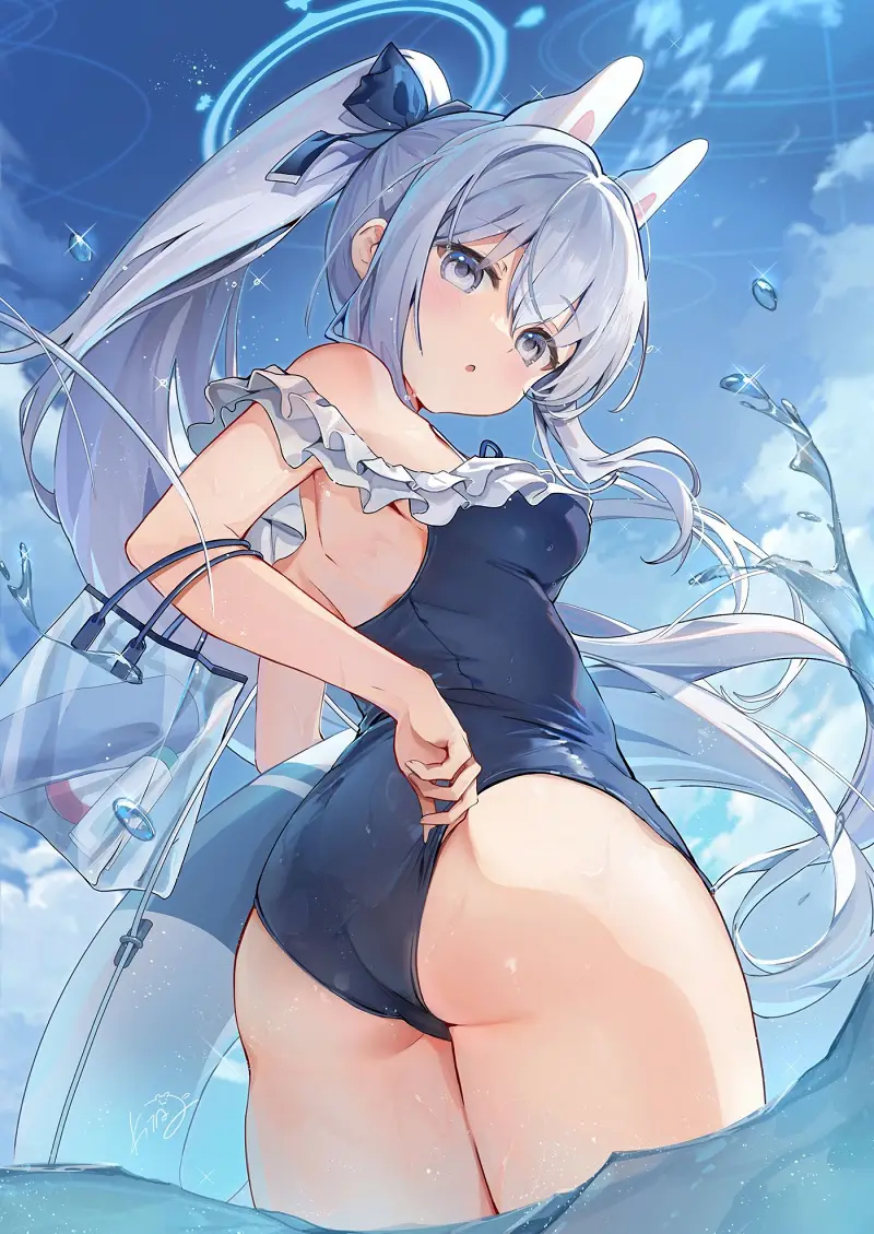 泳衣,泳装,白子,小鸟游星野