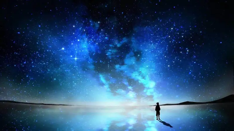 闲聊茶馆,壁纸,星空