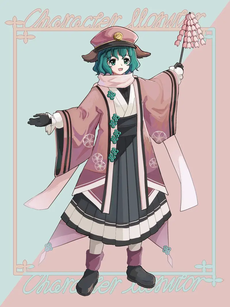 【同人板绘】东方同人服装设计