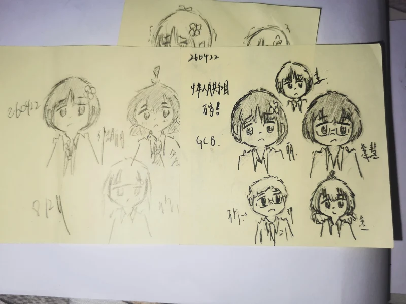 日常,摸鱼,一次性发完,OC,绘画