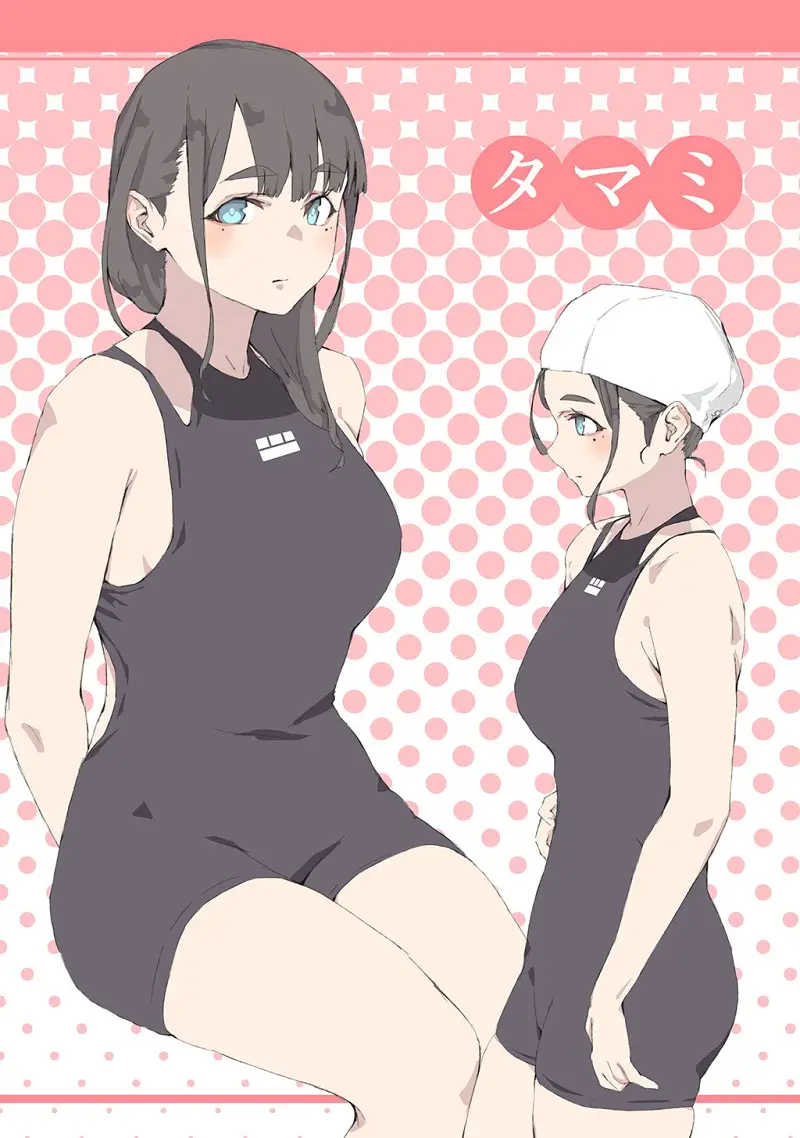 同人志,泳衣,运动少女,jonsun