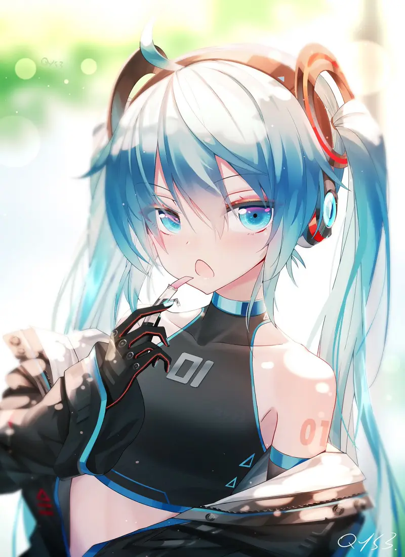 美图,hatsunemiku,初音未来,千夜,vocaloid,二次元,壁纸
