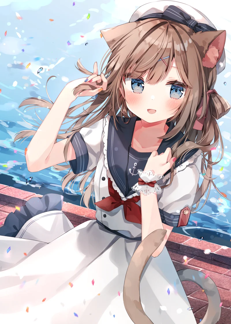 pixiv,二次元,绘画,壁纸,美少女,猫娘