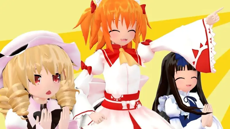 【东方MMD02】偷 布 丁