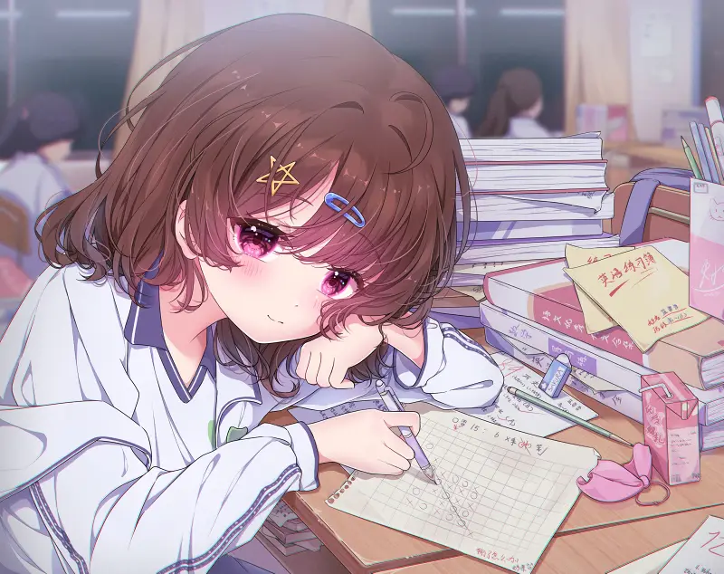 女孩子,可爱,校服,青春,女高中生,原创