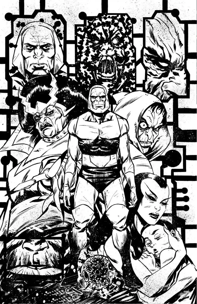 DC,DC漫画,美漫,漫画,动漫,ACG,超级英雄,达克赛德,绘画,正义联盟