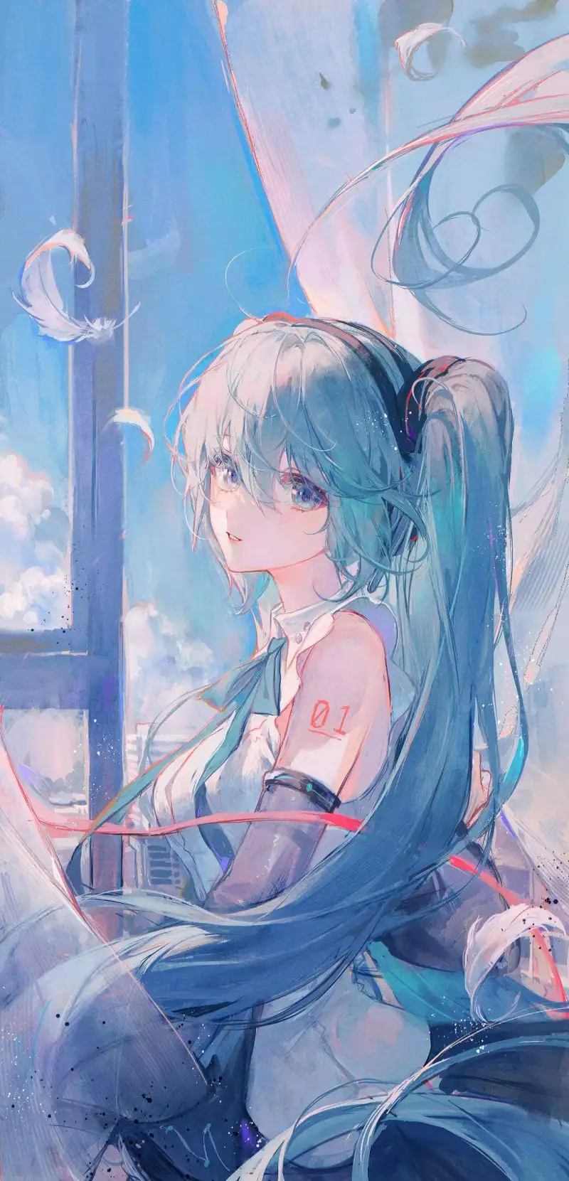 M站美图,壁纸,初音未来,魔法少女小圆