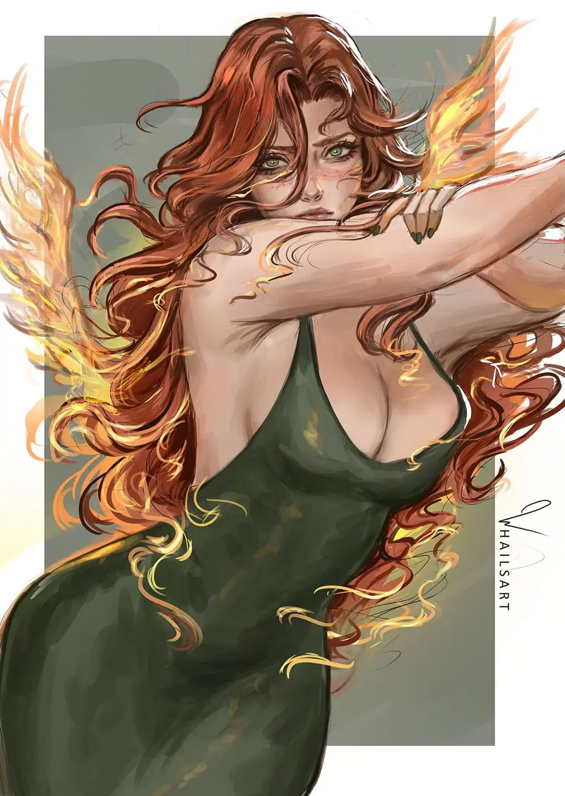 漫威,漫威漫画,漫威争锋,凤凰女,超级英雄,X战警,动漫壁纸,动漫美图,壁纸,绘画
