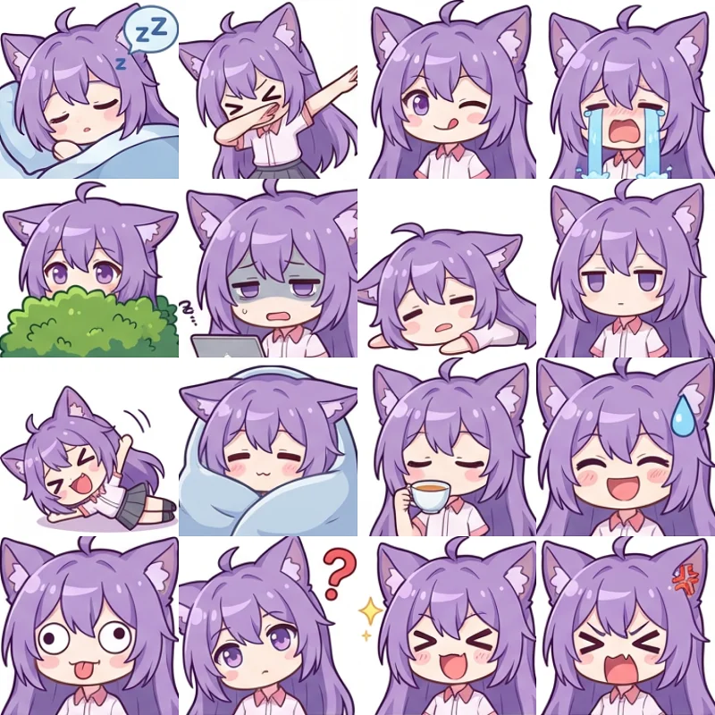 喵奈表情包第三弹