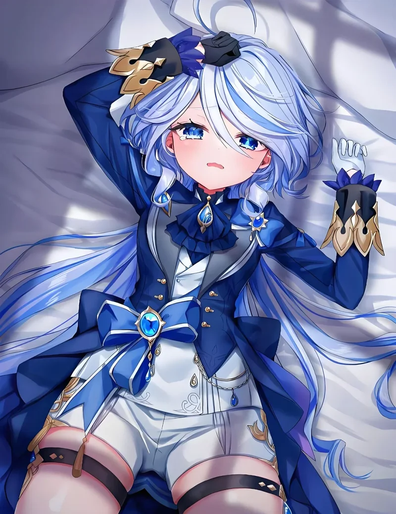 原神,芙宁娜,二次元,美图,壁纸,插画,美少女