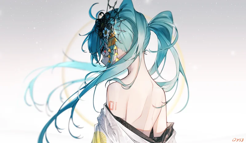 美图,hatsunemiku,初音未来,千夜,vocaloid,二次元,壁纸