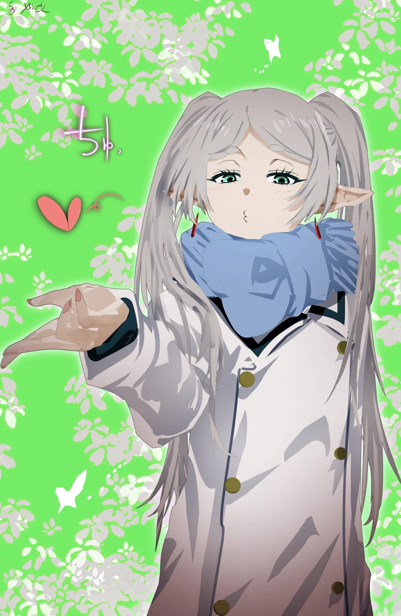 葬送的芙莉莲,葬送のフリーレン,芙莉莲,精灵,动漫壁纸,动漫美图,美图,壁纸,绘画,插画,PIXIV,画师推荐