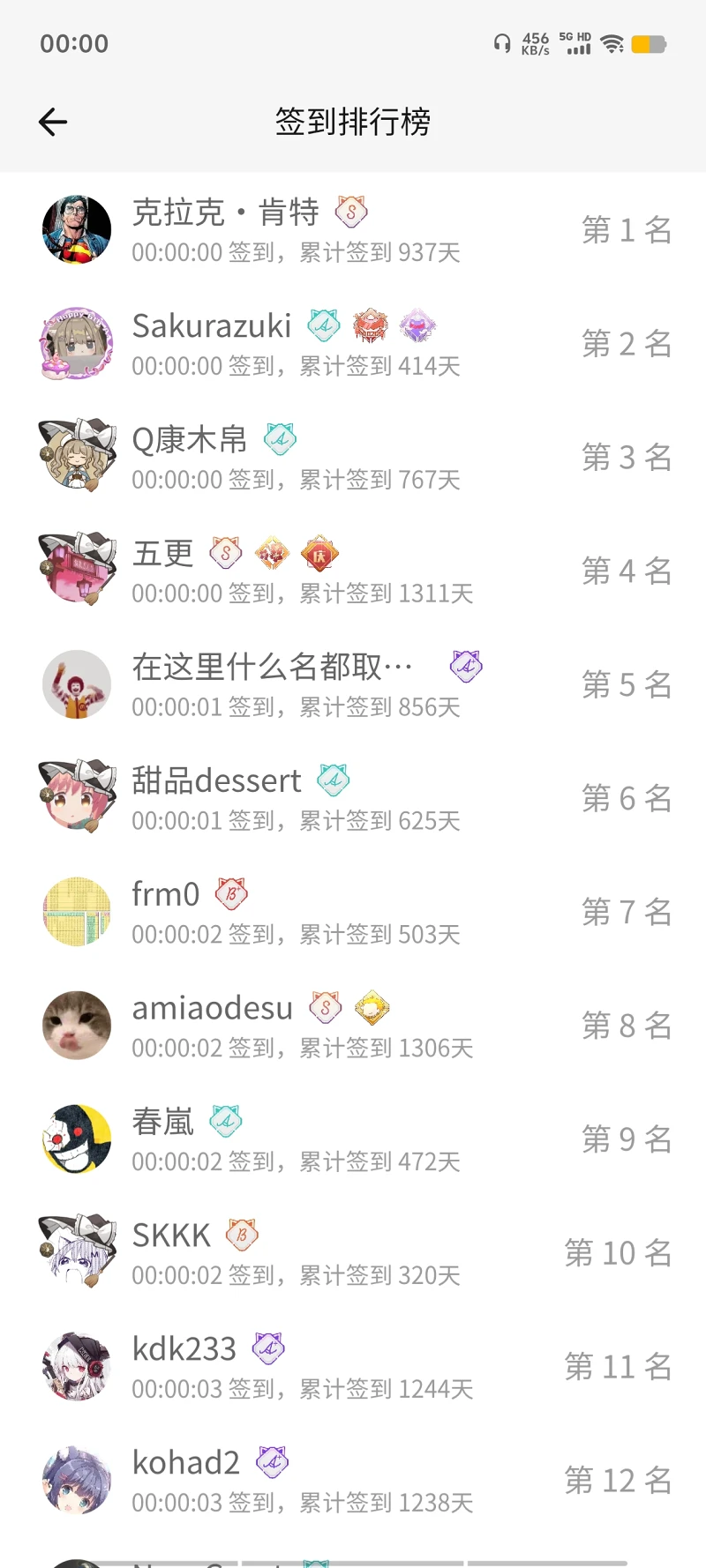 【签到】