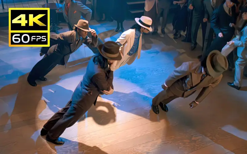 【4K60FPS】迈克尔杰克逊1988《犯罪高手》 Smooth criminal 中英字幕