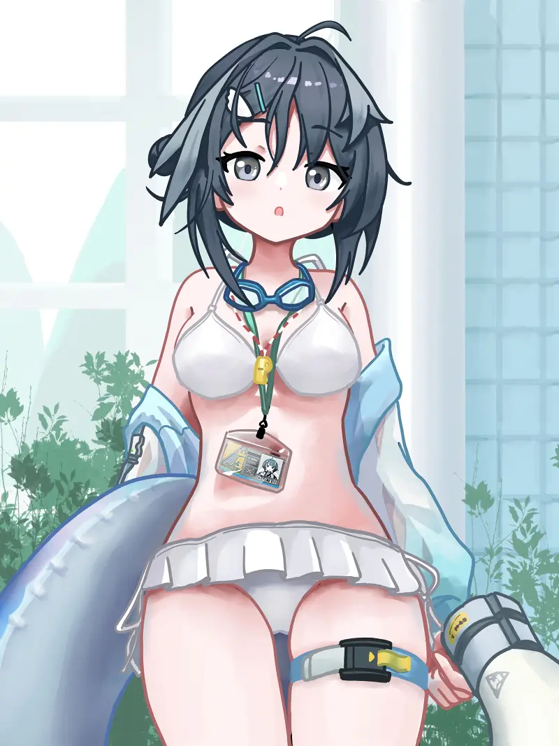 明日方舟,羽毛笔,泳装