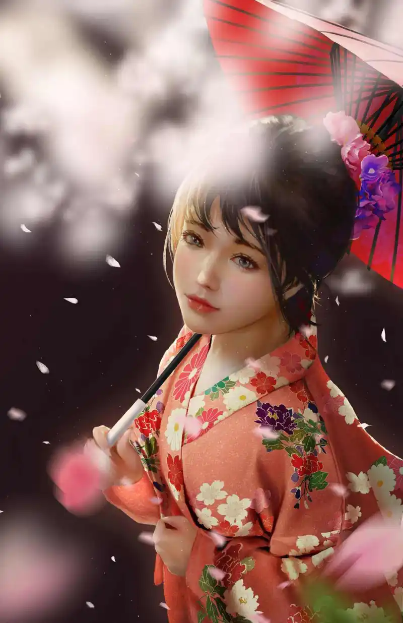 是真人还是画呢~