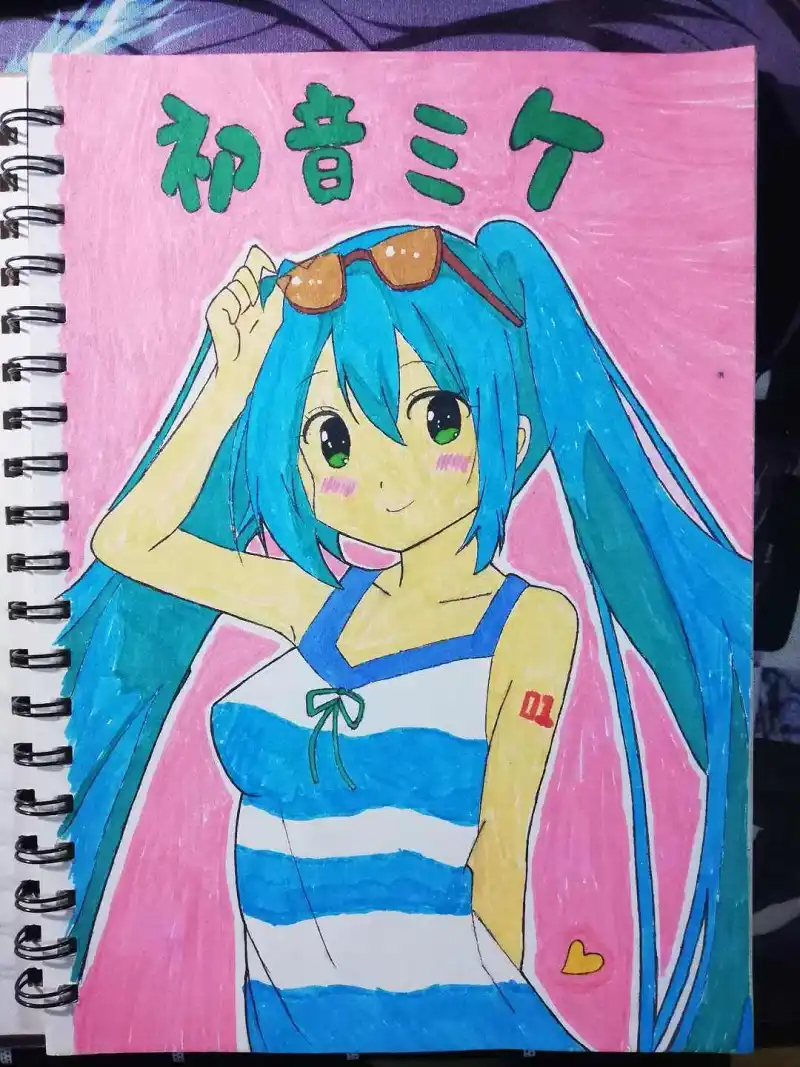 绘画创作,动漫,初音未来,初音ミク