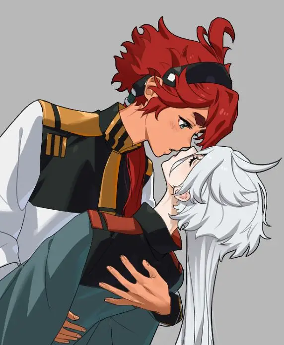 水星的魔女,机动战士高达水星的魔女,高达,机动战士高达,百合,米奥莉奈伦布兰,斯莱塔墨丘利,动漫壁纸,动漫美图,美图,壁纸,绘画,插画,推特,画师推荐,二次元美图,二次元壁纸