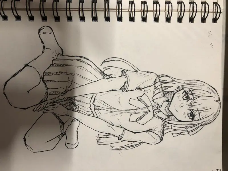 第一次用勾线笔