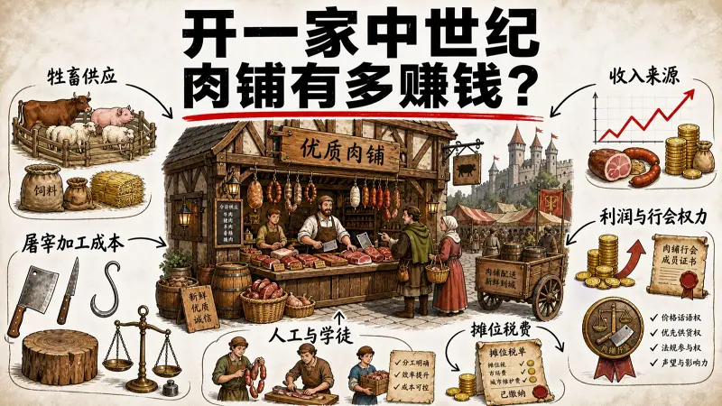 假如你在中世纪经营一家肉铺
