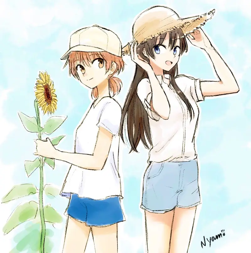 终将成为你,やがて君になる,小糸侑,七海灯子,佐伯沙弥香,百合,动漫壁纸,动漫美图,美图,壁纸,绘画,插画,PIXIV,画师推荐,二次元美图,二次元壁纸