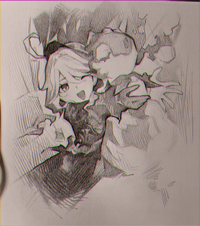 练笔，速写。