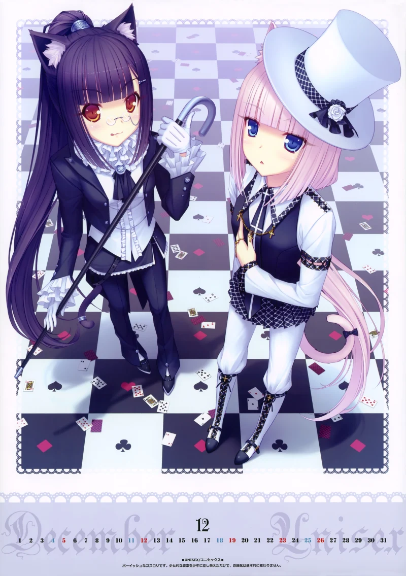 绘画,C77,NEKO WORKs,Sayori,Chocola,Vanilla,猫娘乐园,巧克力,香子兰,NEKO BIBLE