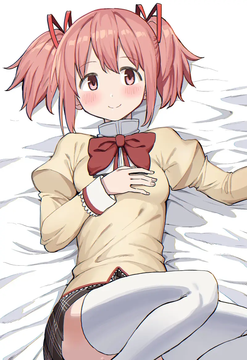 魔法少女小圆,魔法少女,鹿目圆,鹿目圆香,动漫美图,动漫壁纸,美图,壁纸,绘画,插画,推特