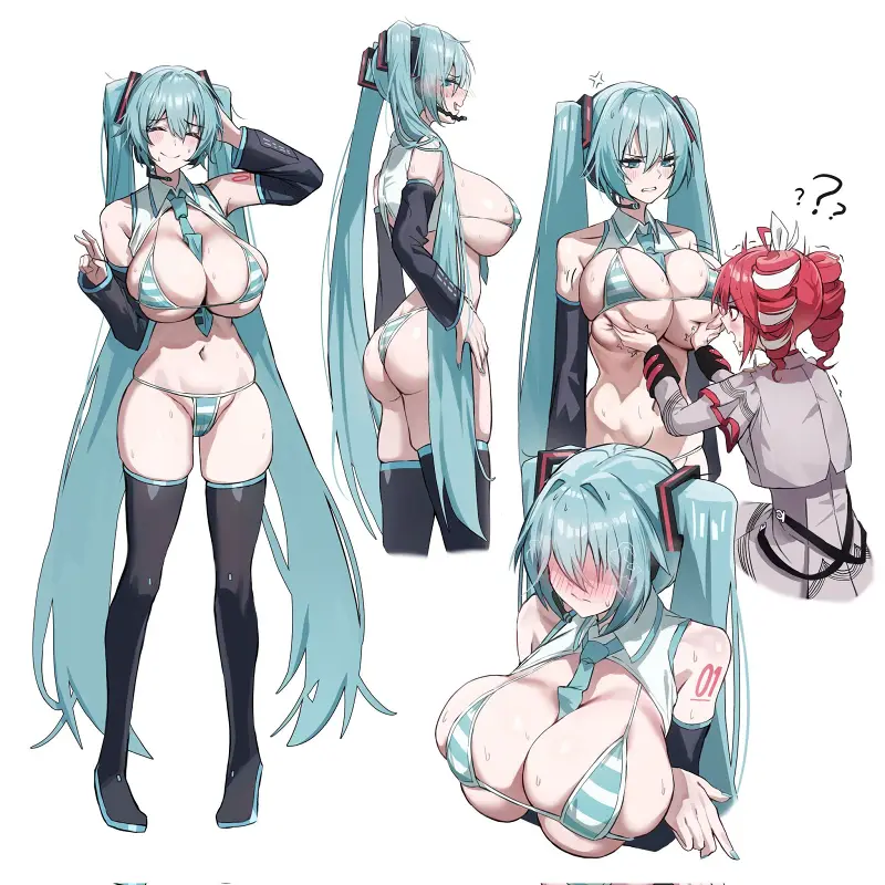 二次元,绘画,同人,初音未来,别当哦尼酱了,孤独摇滚