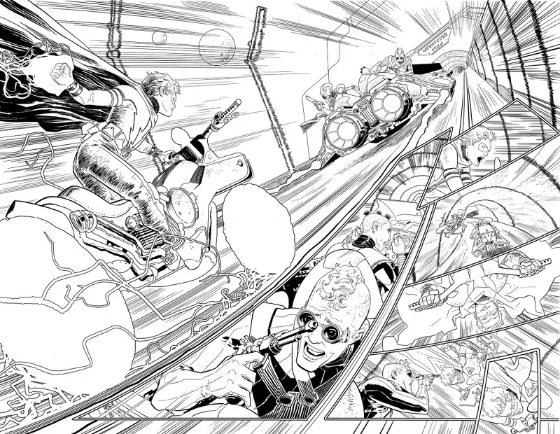 DC,DC漫画,美漫,漫画,动漫,ACG,超级英雄,绘画,超级英雄军团,插画