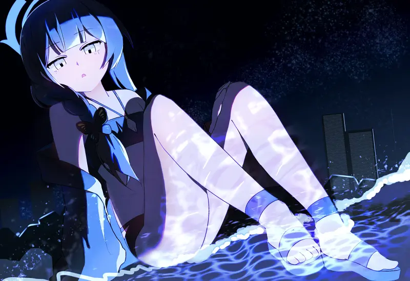 她与荧光海
