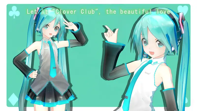 【MMD】Let it "Clover Club", the beautiful love【Clover♧Club -C♧C-】