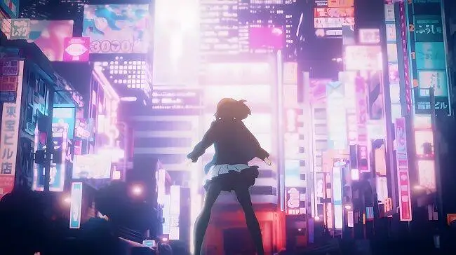 轻音少女-呆唯//科技场景合成制作