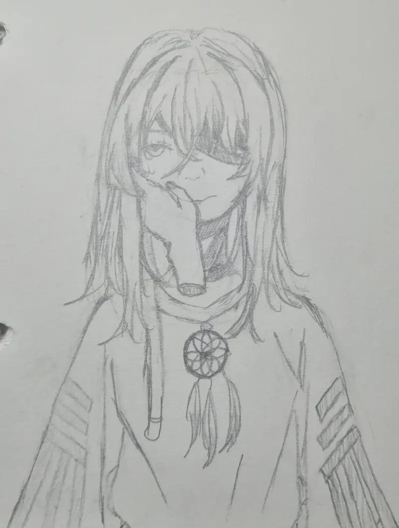 绘画创作,初音未来,OC创作,赫卡蒂